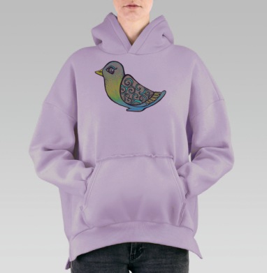 Веснянка, Hoodie Oversize Fiolet, утепленная