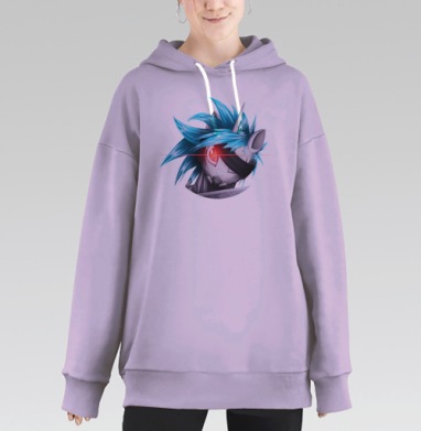 Винил Джек-Потрошитель, Hoodie Long Oversize Fiolet