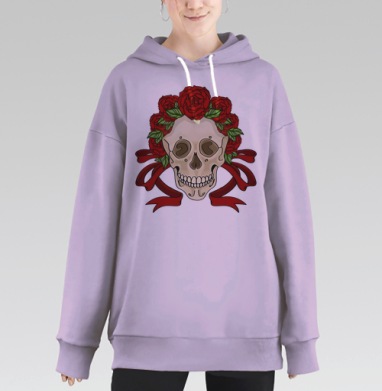 Вместе навсегда (жен) (жен.), Hoodie Long Oversize Fiolet