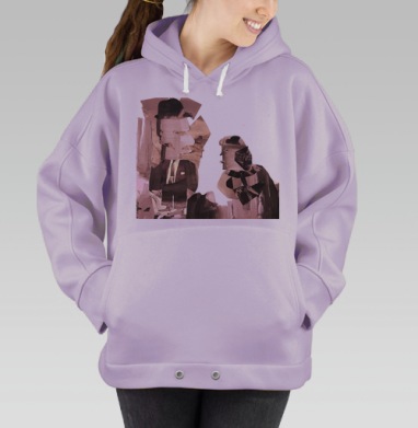 Встреча в бумаге, Hoodie Oversize Fiolet