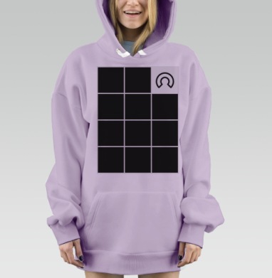 Вся сила света в твоем сердце, Hoodie Mjhigh Dig Mel, Fiolet, утепленная