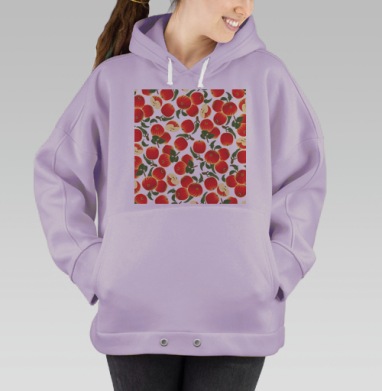 Яблочки душистые, Hoodie Oversize Fiolet