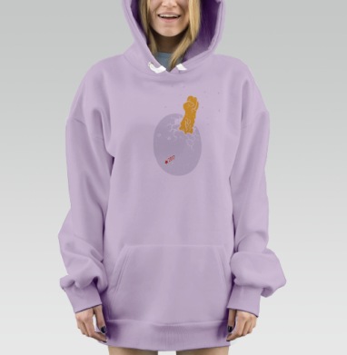 Яичко, Hoodie Mjhigh Dig Mel, Fiolet, утепленная