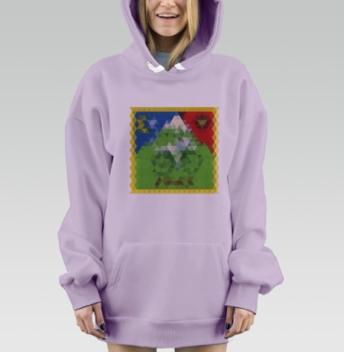 1943, Hoodie Mjhigh Dig Mel, Fiolet, утепленная
