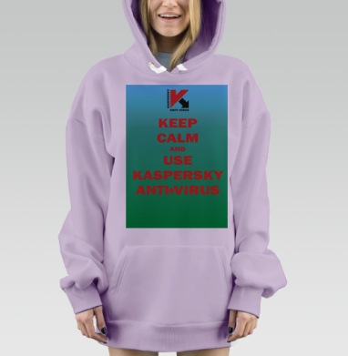 Антивирус Kaspersky — Спокойствие и Защита ПК, Hoodie Mjhigh Dig Mel, Fiolet, утепленная