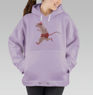 Бегун, Hoodie Oversize Fiolet
