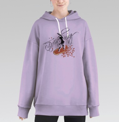 Бутерборд, Hoodie Long Oversize Fiolet