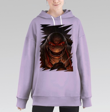 Черепашки Нидзя, Hoodie Long Oversize Fiolet
