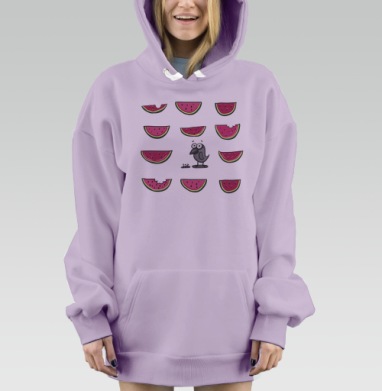 Чик чирик, Hoodie Mjhigh Dig Mel, Fiolet, утепленная