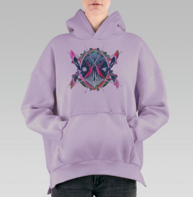 dan2 / Дэн 2, Hoodie Oversize Fiolet, утепленная