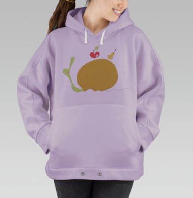 Деловая ракушка, Hoodie Oversize Fiolet