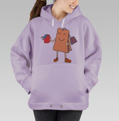 Добрый чай, Hoodie Oversize Fiolet