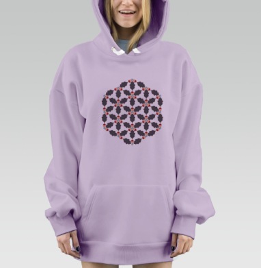 Дуб в потенциале, Hoodie Mjhigh Dig Mel, Fiolet, утепленная