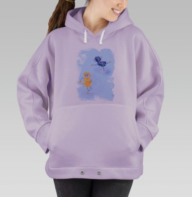 Фигурно катающиеся овечки, Hoodie Oversize Fiolet