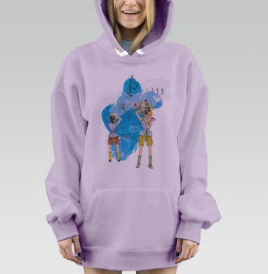 Фотоохота!, Hoodie Mjhigh Dig Mel, Fiolet, утепленная