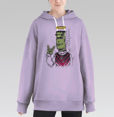 FRANKENSTEIN / Франкенштейн, Hoodie Long Oversize Fiolet