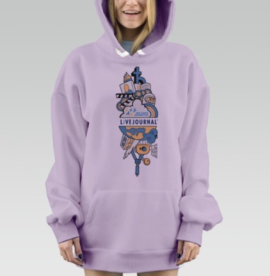 Живой журнал платформа универсальность многогранность творческих потоков, Hoodie Mjhigh Dig Mel, Fiolet, утепленная