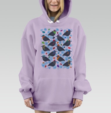 Грачи, Hoodie Mjhigh Dig Mel, Fiolet, утепленная
