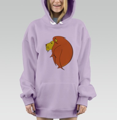 Грива льва, Hoodie Mjhigh Dig Mel, Fiolet, утепленная