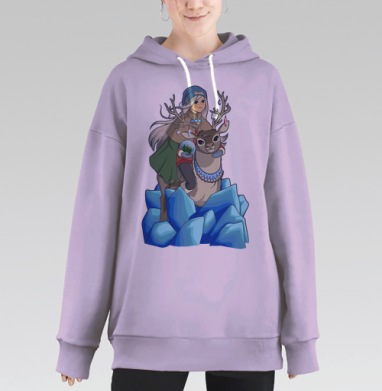 HNY! service / Служба С Новым годом!, Hoodie Long Oversize Fiolet