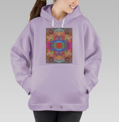 kollaboration vibration / Коллаборация вибраций, Hoodie Oversize Fiolet