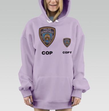 КОП И Я, Hoodie Mjhigh Dig Mel, Fiolet, утепленная