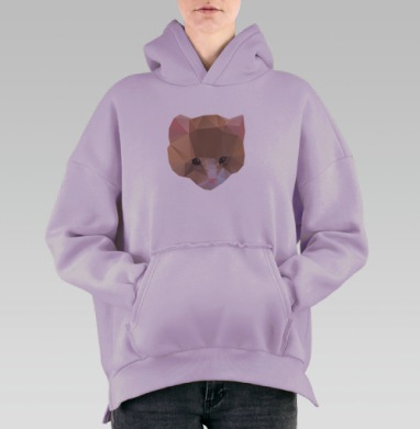 Кот Кристоферсон, Hoodie Oversize Fiolet, утепленная