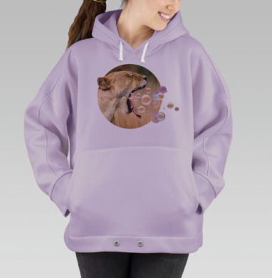 Львиный рык, Hoodie Oversize Fiolet