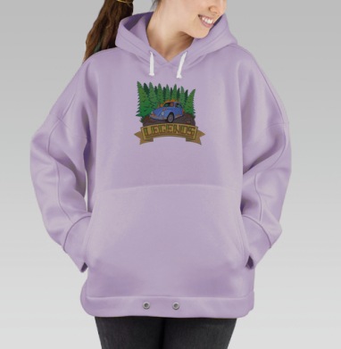 legends / Легенды, Hoodie Oversize Fiolet