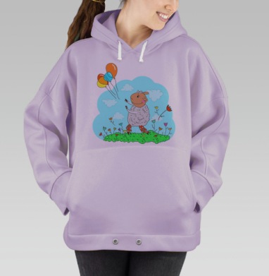 Лови счастливые мгновения!, Hoodie Oversize Fiolet