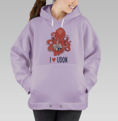 Любовь к лапше, Hoodie Oversize Fiolet