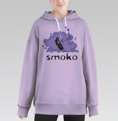 Механическое сердце Человеческий организм как сложный механизм, Hoodie Long Oversize Fiolet