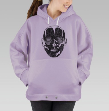 Мышцы 2, Hoodie Oversize Fiolet