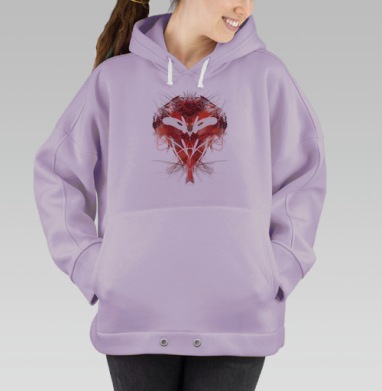 nwo / Новый мировой порядок, Hoodie Oversize Fiolet