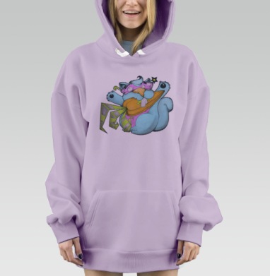 Няма, Hoodie Mjhigh Dig Mel, Fiolet, утепленная