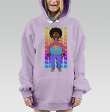 OLdschool / Олдскул, Hoodie Mjhigh Dig Mel, Fiolet, утепленная
