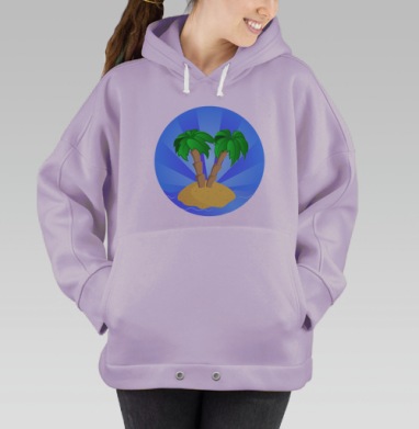 Остров, Hoodie Oversize Fiolet