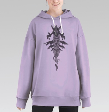 Отчаяние, Hoodie Long Oversize Fiolet
