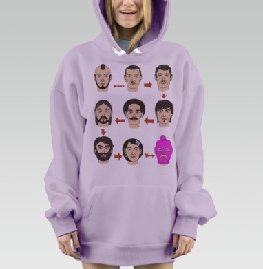 Преображение Петра Николаевича, Hoodie Mjhigh Dig Mel, Fiolet, утепленная