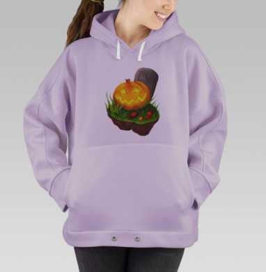 Радостная тыковка, Hoodie Oversize Fiolet