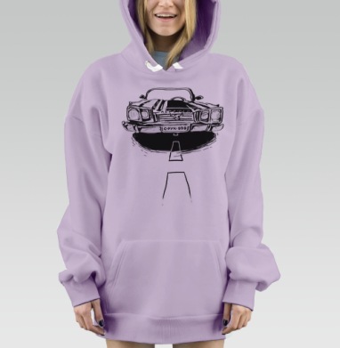с рук 9999,99, Hoodie Mjhigh Dig Mel, Fiolet, утепленная