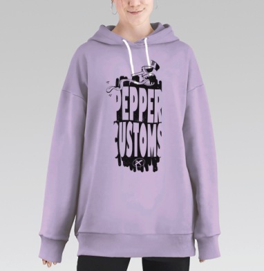 Самоделка, Hoodie Long Oversize Fiolet