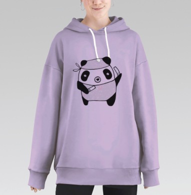 Самоделка, Hoodie Long Oversize Fiolet