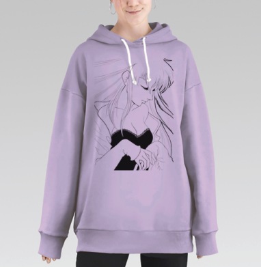 Самоделка, Hoodie Long Oversize Fiolet