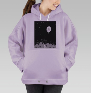 Самоделка, Hoodie Oversize Fiolet