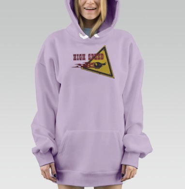 Скорость, Hoodie Mjhigh Dig Mel, Fiolet, утепленная