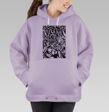Слэм, Hoodie Oversize Fiolet