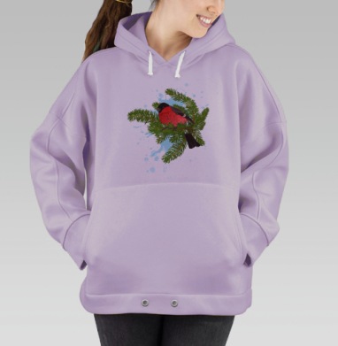 Снегирь, Hoodie Oversize Fiolet