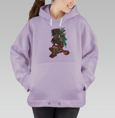 Старый Койот, Hoodie Oversize Fiolet