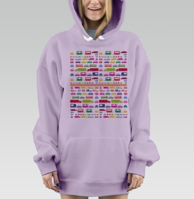 SUPER CARS / СУПЕРКАРЫ, Hoodie Mjhigh Dig Mel, Fiolet, утепленная